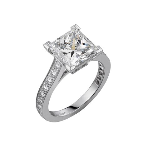 cartier emerald cut engagement ring|cartier solitaire 1895 engagement ring.